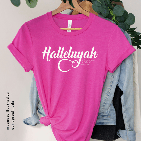 HALLELUYAH - feminina TSHIRT - Salmo 106