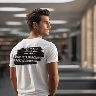 Nome do produto Camiseta [gestão da qualidade] {cores diversas} - frente - folha de verificação