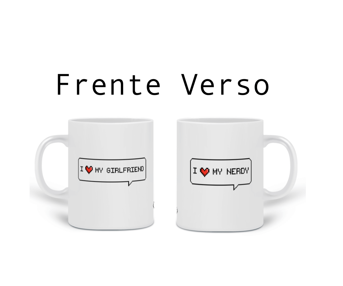 Nome do produto: I ♥ love my nerdy / girlfriend