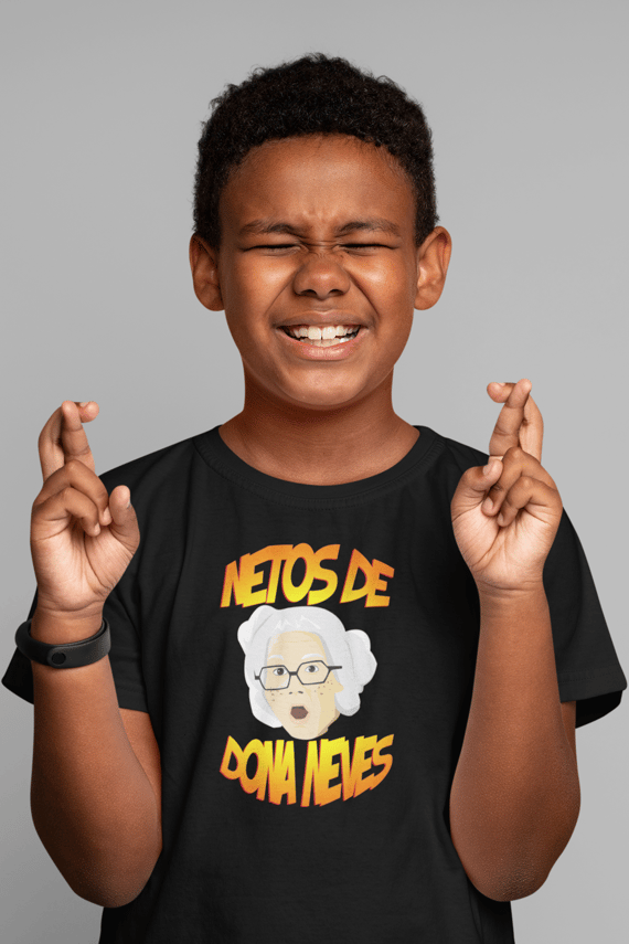 Netos Logo Camisa Infantil (10-14 Anos) 