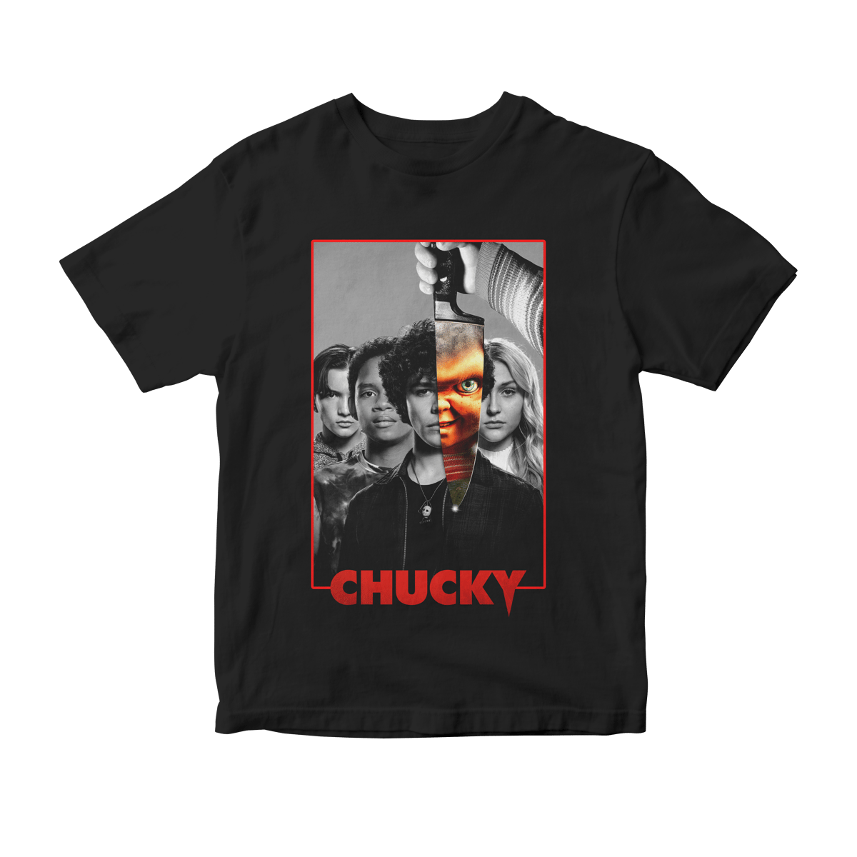 Nome do produto: Camiseta Chucky (Série - S01)