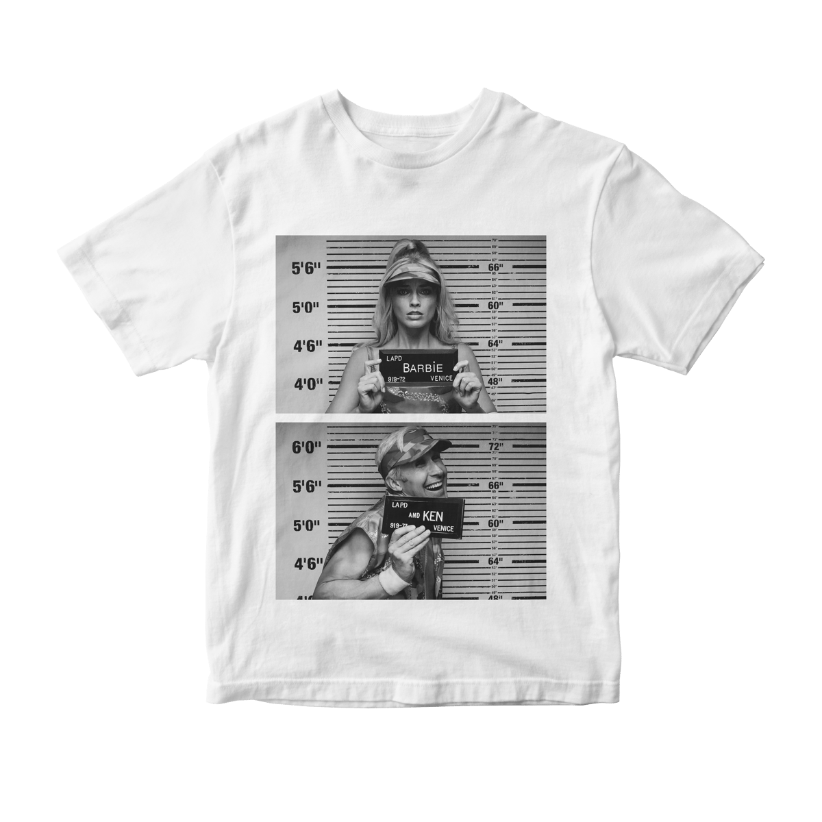 Nome do produto: Camiseta Barbie e Ken P&B