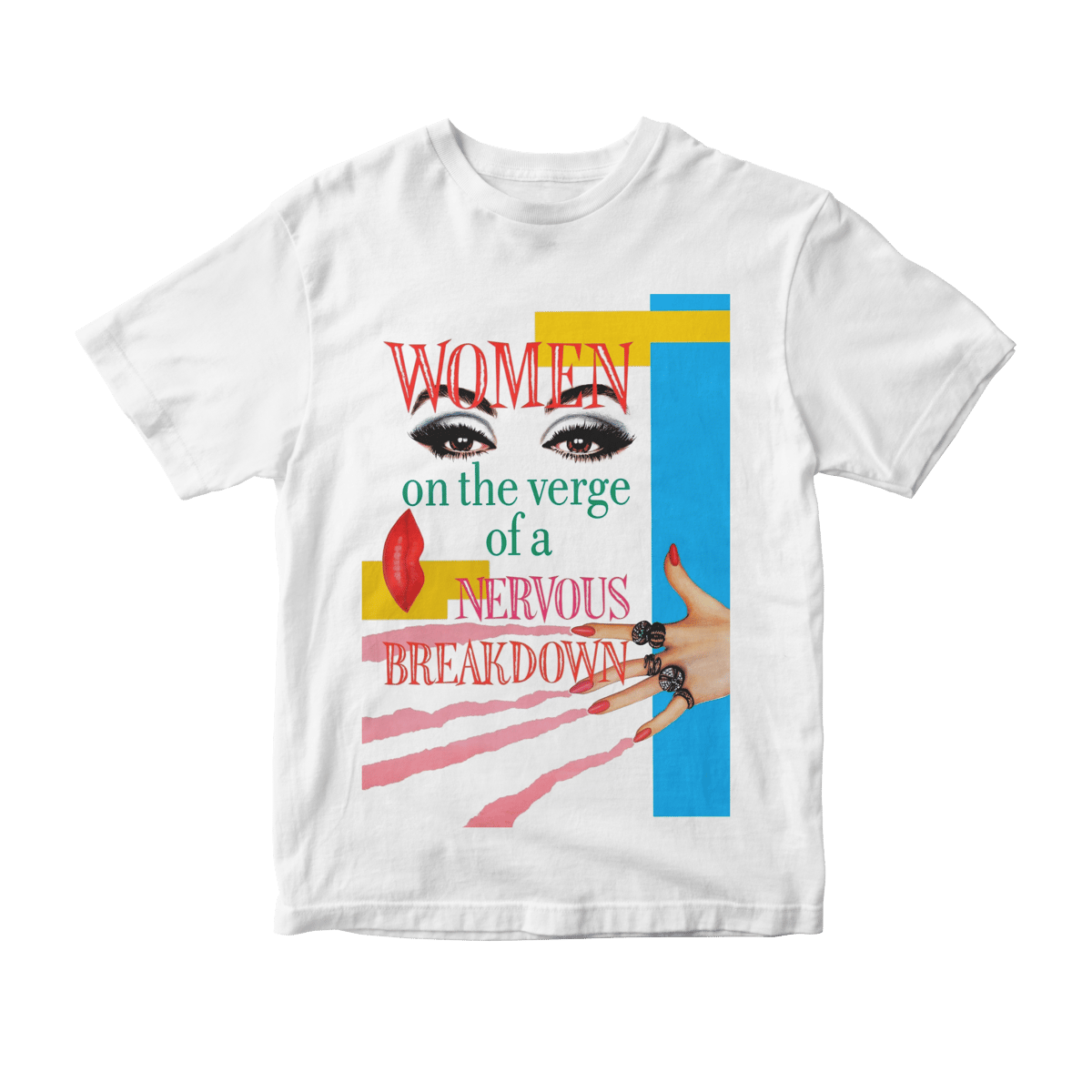 Nome do produto: Camiseta Women On The Verge of a Nervous Breakdown (Almodóvar)