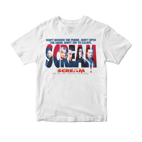 Camiseta Scream/Pânico (1) White