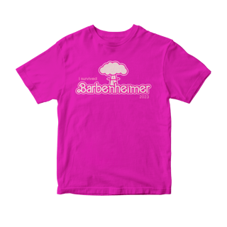 Nome do produto Camiseta Barbenheimer 2023 (Barbie x Oppenheimer)