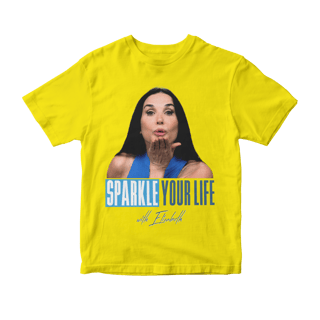 Nome do produto Camiseta Sparkle Your Life with Elizabeth (The Substance - A Substância)
