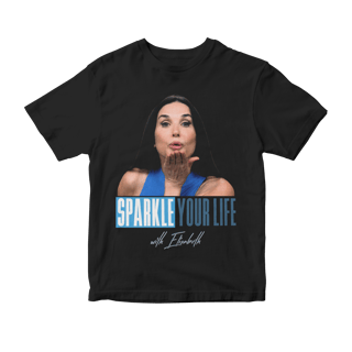 Nome do produto Camiseta Sparkle Your Life with Elizabeth (The Substance - A Substância)