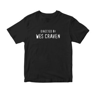 Camiseta Directed by Wes Craven (Scream/Pânico)