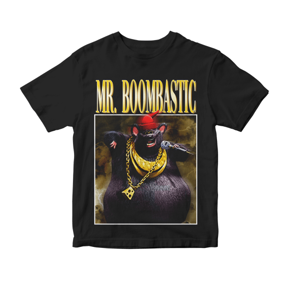 Camiseta Mr. Boombastic - O Segredo dos Animais