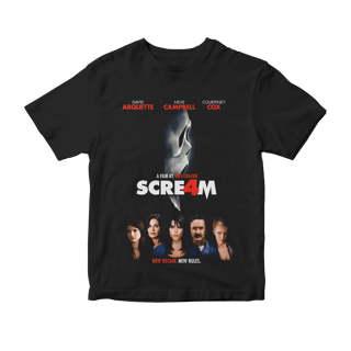 Camiseta Scream/Pânico 4