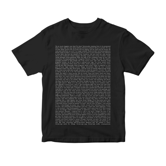 Camiseta Monologue - Gone Girl (Garota Exemplar)