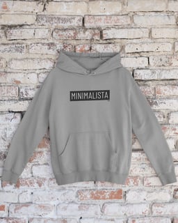 Nome do produto Minimalista | Moletom Unissex
