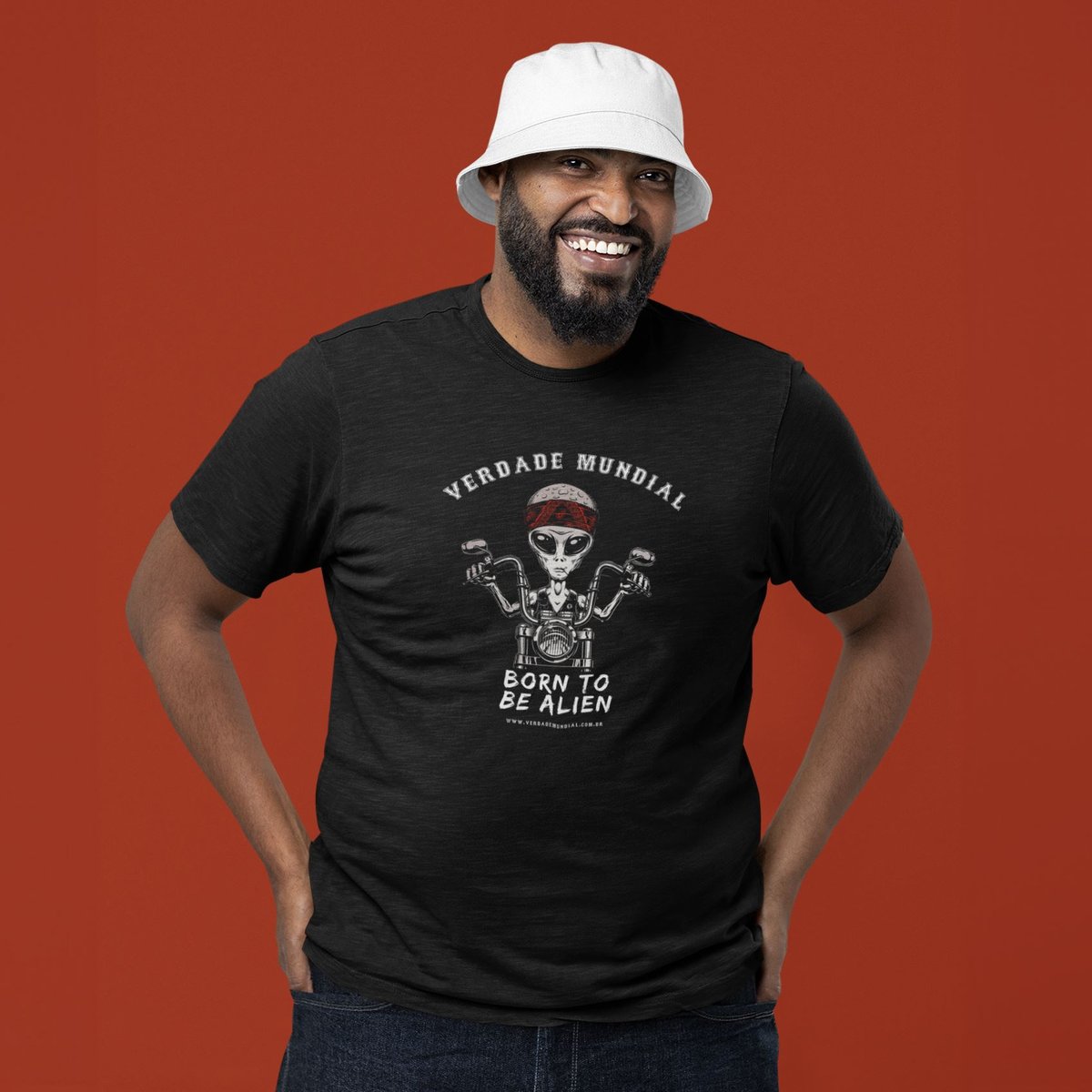 Nome do produto: Alien Motoqueiro | Plus Size