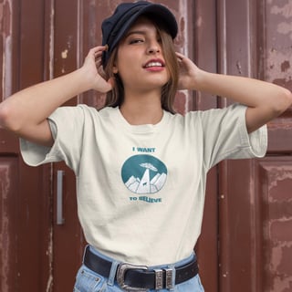Nome do produto I Want To Believe | Camiseta Unissex