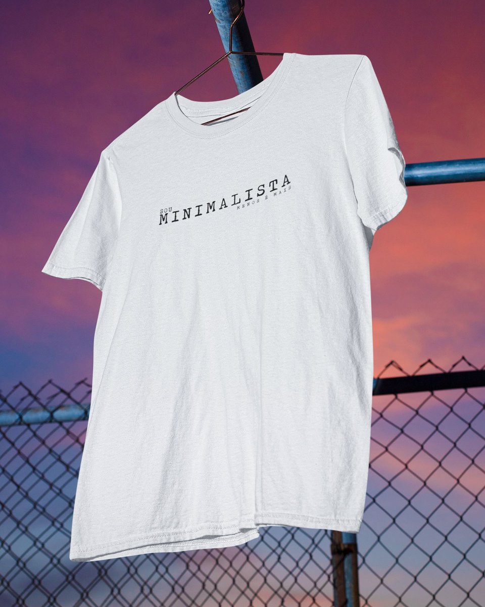 Nome do produto: Sou Minimalista | Camiseta 