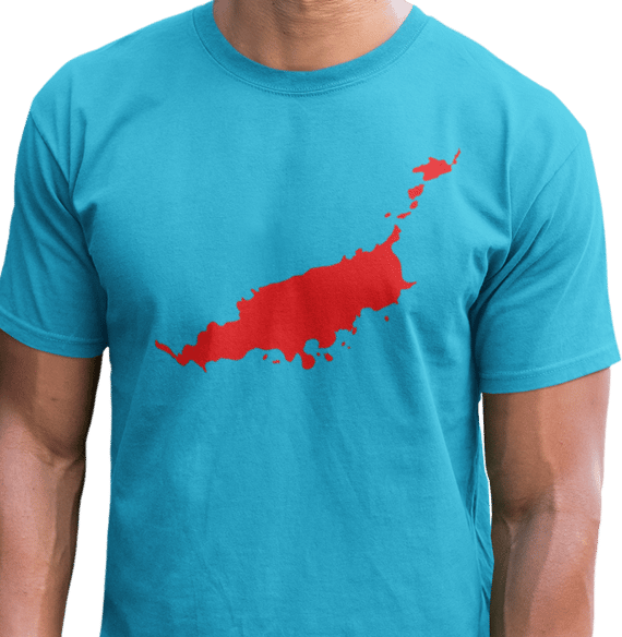 Camiseta Mapa Laranja