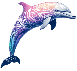 Nome do produto Caneca de Porcelana - Golfinho Colors Lilás