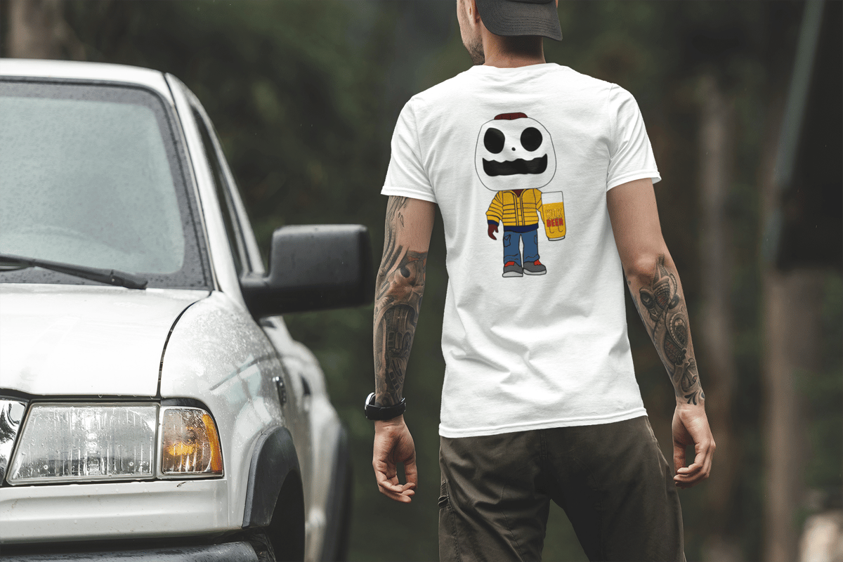 Nome do produto: Camiseta Walking Beer Mascote
