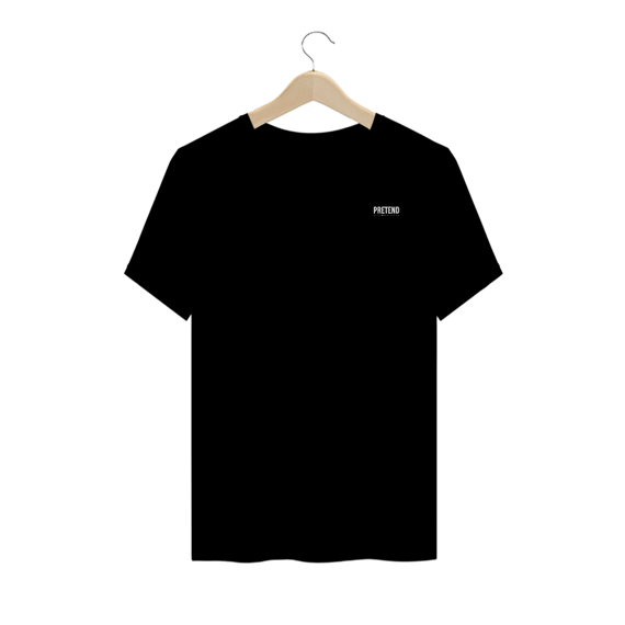 Camiseta Básica Preta Masculina Pretend