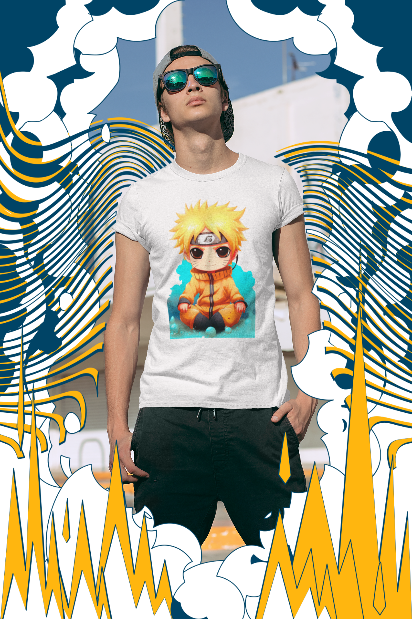 CAMISETA ESTILO NINJA