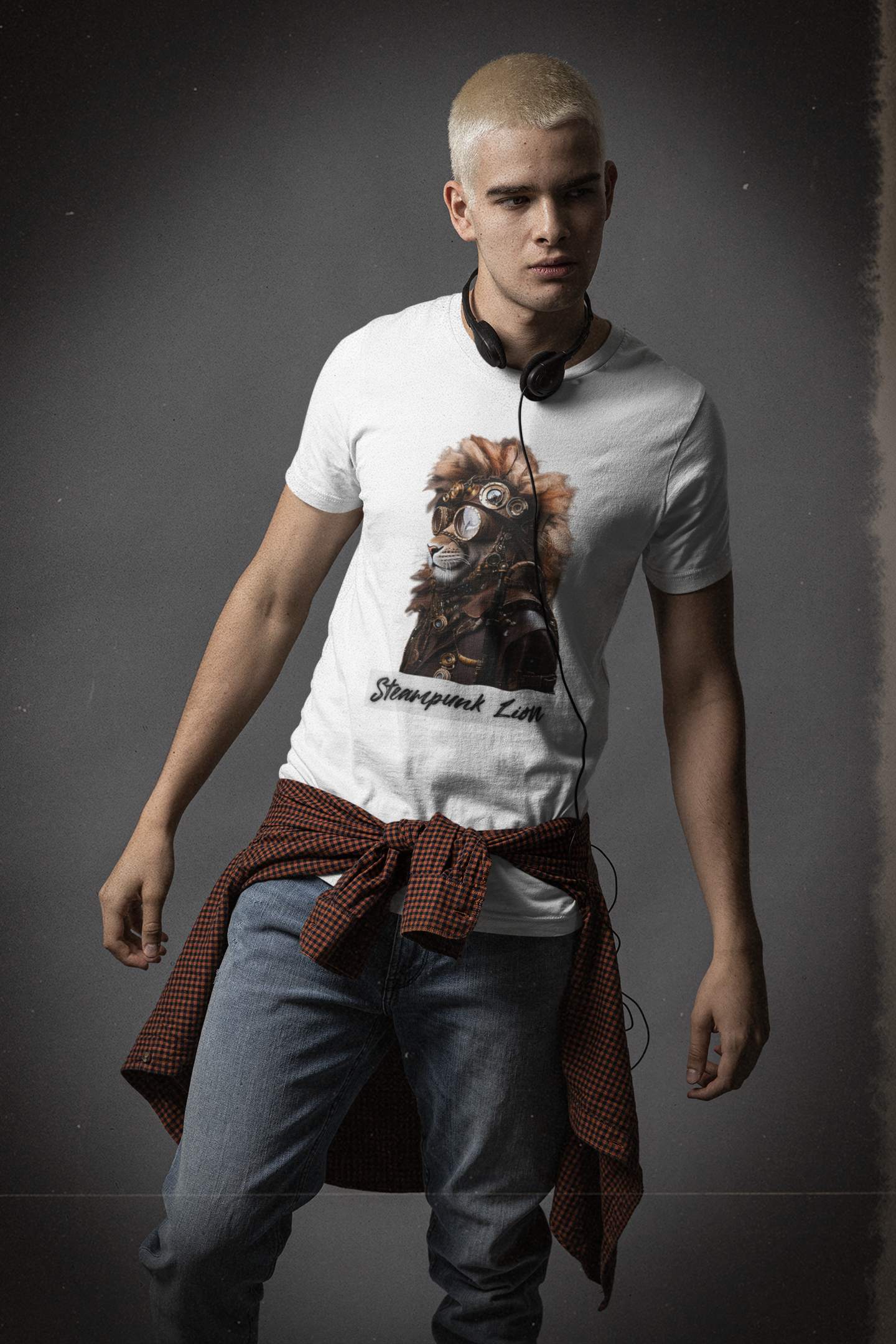 CAMISETA STEAMPUNK LION