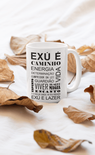 Nome do produto Caneca - Coleção Laroyê Exú - Exú é o caminho 