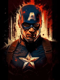Nome do produto 23M016 - Capitão América