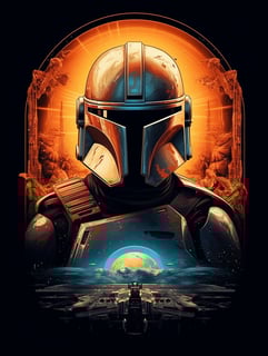 Nome do produto 23SW016 - Mandalorian Vintage