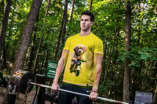 Nome do produtoCamiseta t-shirt clássic com cachorro na motoka
