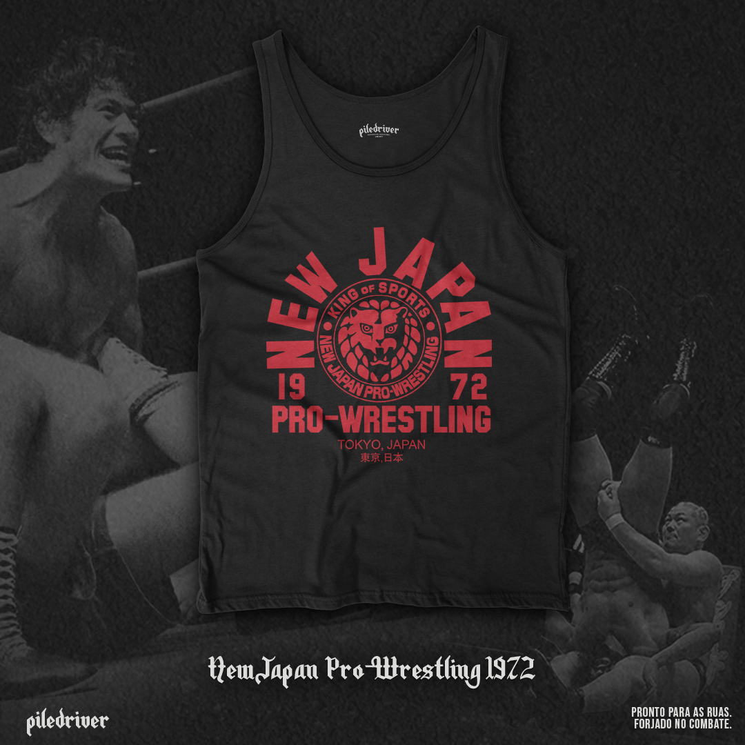 Nome do produto: Regata New Japan Pro-Wrestling 1972 RED