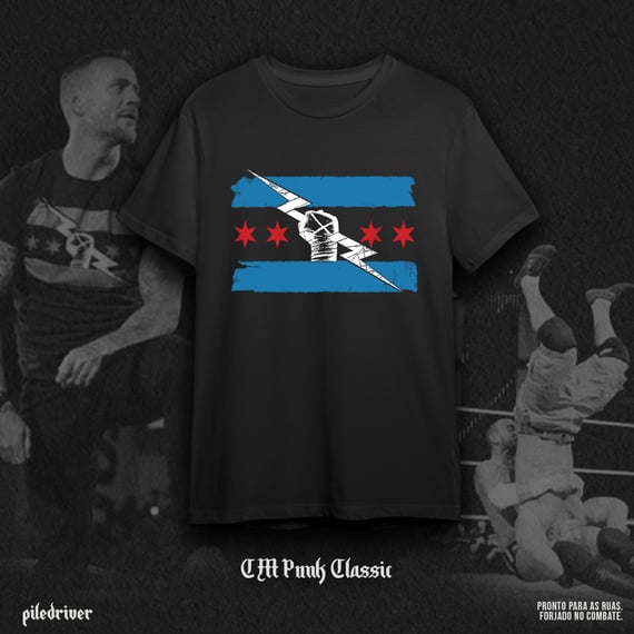 Camiseta CM Punk Classic