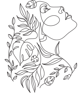 Nome do produto Caneca - Line Art Women 