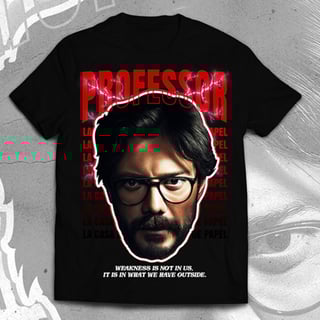 Nome do produto Camiseta Professor - La Casa de Papel
