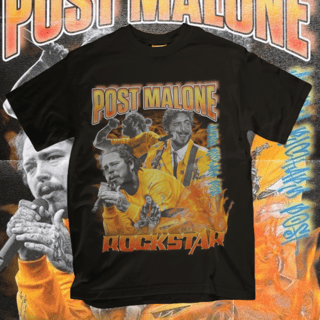 Nome do produto Camiseta Post Malone - Rockstart