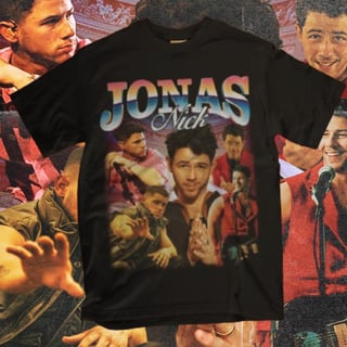 Nome do produto Camiseta Nick Jonas 