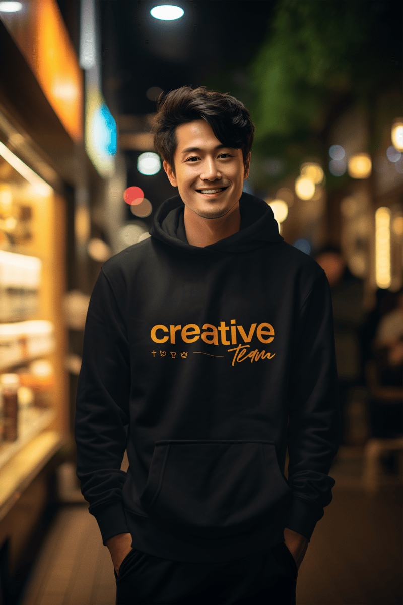 Nome do produto: Moletom Canguru Creative Team