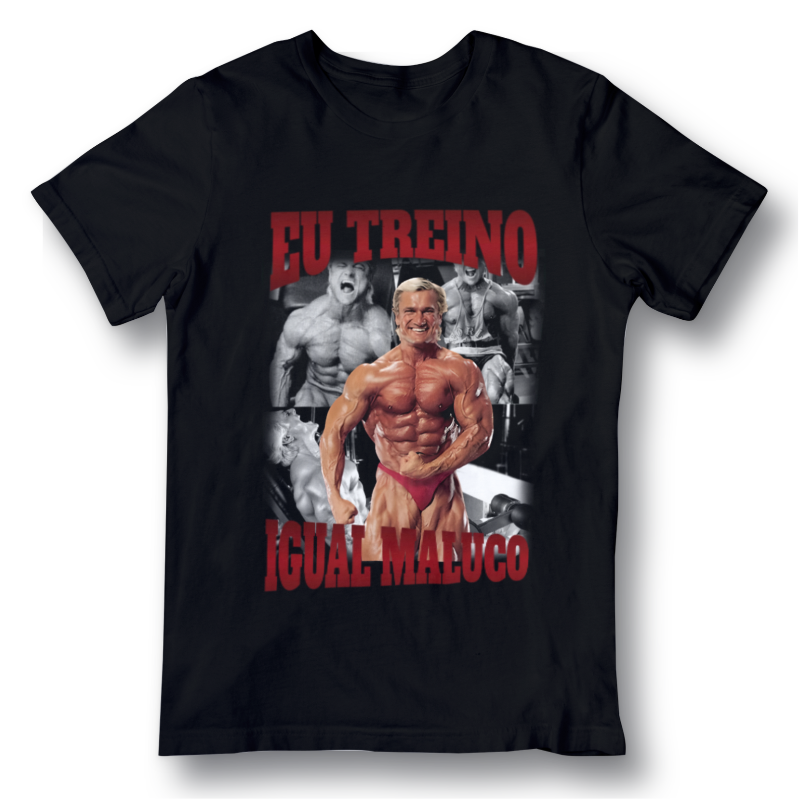 Camiseta - Eu treino igual maluco