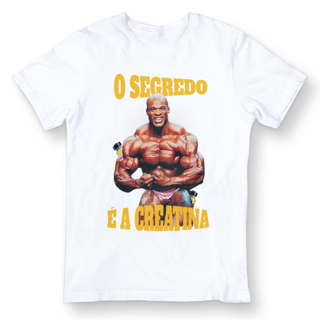 Nome do produto Camiseta - O segredo é a creatina