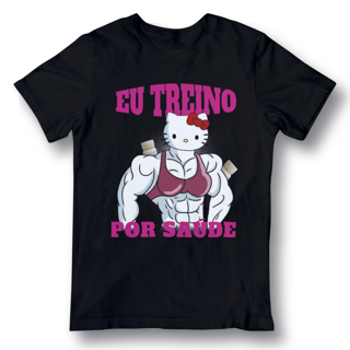 Nome do produto Camiseta - Eu treino por saúde