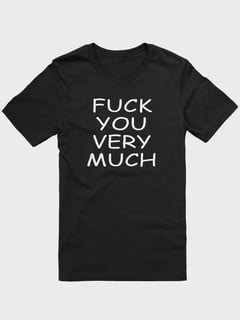Nome do produtoFUCK YOU VERY MUCH