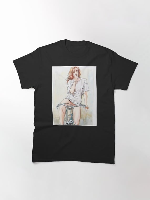 PIN UP CYCLISTE