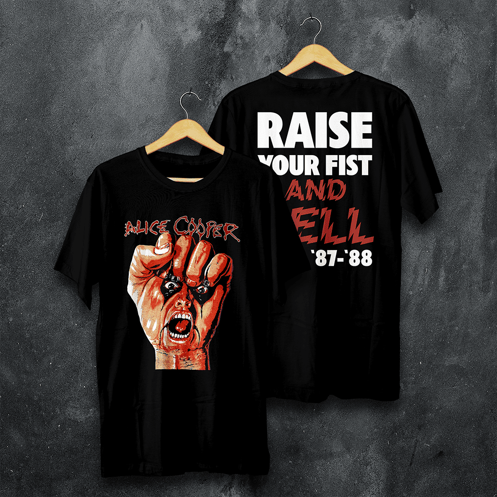 Nome do produto: ALICE COOPER RAISE YOUR FIST AND YELL TOUR
