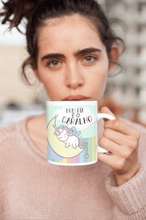 Nome do produto Caneca Unicórnio - Bom Dia