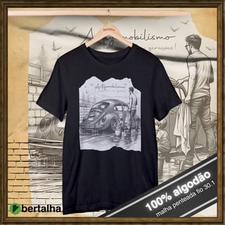 Nome do produto Camiseta || Fusca Wash || Pais e Filhos
