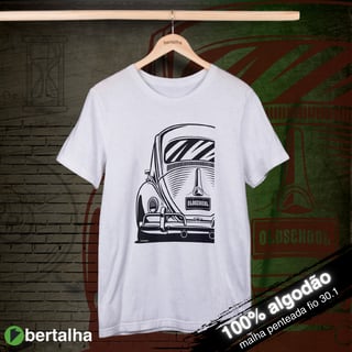 Nome do produto Camiseta || Fusca Old School || Black Stamp