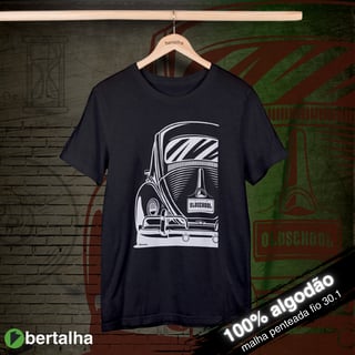 Nome do produto Camiseta || Fusca Old School || White Stamp