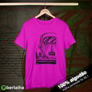 Nome do produto Camiseta || Fusca Old School || Black Stamp