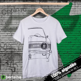 Nome do produto Camiseta || Frente opala 70 || logo preto