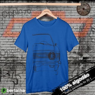Nome do produto Camiseta || Frente opala 70 || logo preto