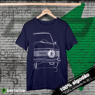 Nome do produto Camiseta || Frente opala 70 || logo branco
